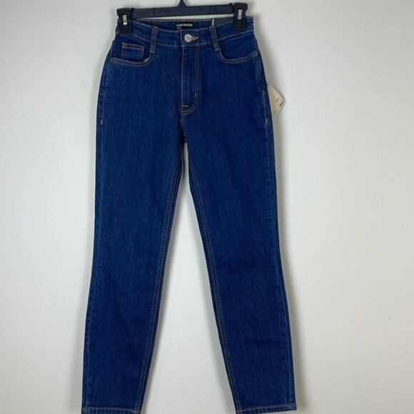Frank and Oak Stevie Jeans Dark Blue Size 23 NEW - Picture 2 of 12
